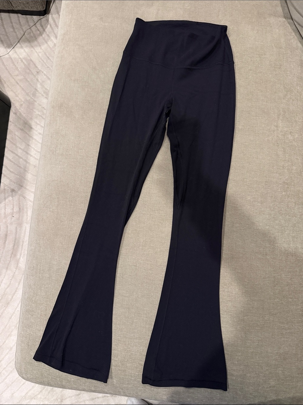 lululemon athletica Black Boot-Cut Flare Yoga Pants